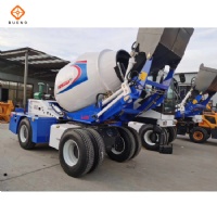 2.6cbm Self-loading Concrete Mixer Truck