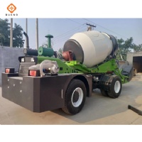 3.6cbm Self-loading Concrete Mixer Truck